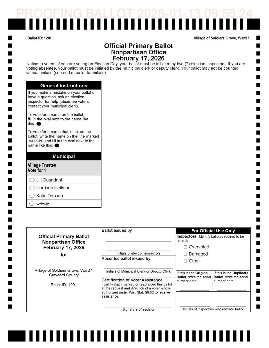 Spring Primary Febuary 17, 2026 Sample Ballot